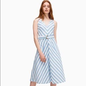 Kate Spade Deck Stripe Midi Dress